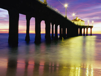Manhattan Beach Pier, Los Angeles, Los Angeles, California, USA