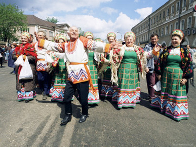 Dancers, Summer Festival, Sergiev Posad, Russia