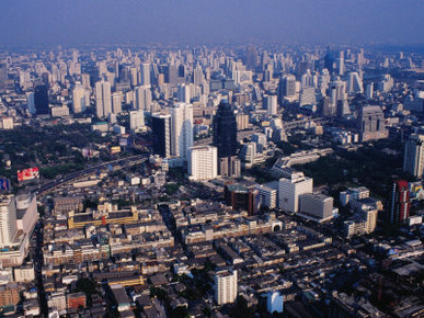Cityscape from Baiyoke Sky Tower, Bangkok, Thailand