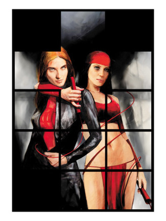 Daredevil The Murdock Papers #80 Cover: Elektra and Black Widow
