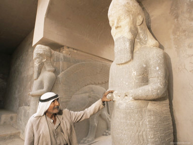 Archaeological Area, Nimrud, Iraq, Middle East